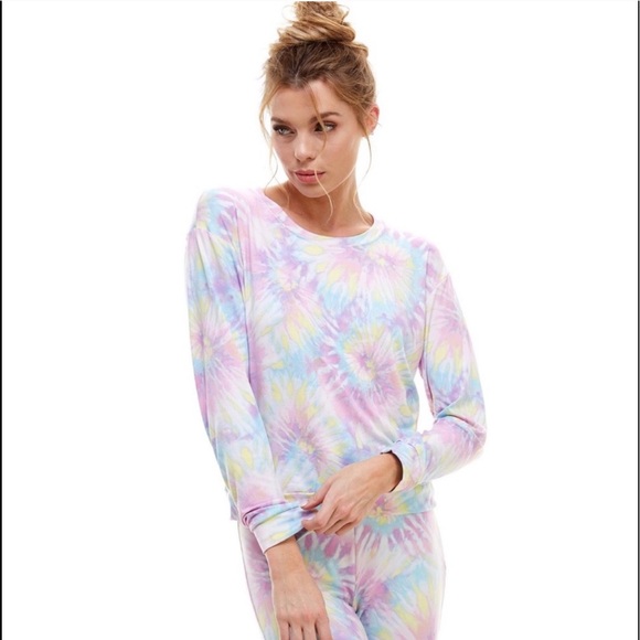 mason grey Pants - Mason Grey Sleepy Jogger in Cotton Candy Tie-Dye